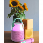 Mobility On Board Högtalare Karaoke Kit Mic LED Rosa