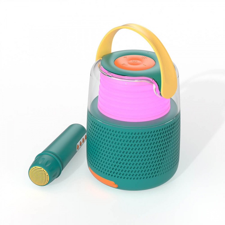 Mobility On Board Högtalare Karaoke Kit Mic LED Blå