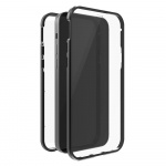 BLACK ROCK Mobilskal 360° Glas Transp/Svart - iPhone 14 BLACK ROCK Mobilskal 360° Glas Transp/Svart - iPhone 14