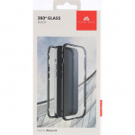 BLACK ROCK Mobilskal 360° Glas Transp/Svart - iPhone 14 BLACK ROCK Mobilskal 360° Glas Transp/Svart - iPhone 14