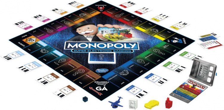 Hasbro Monopol Super Electronic Banking Board Game, SE