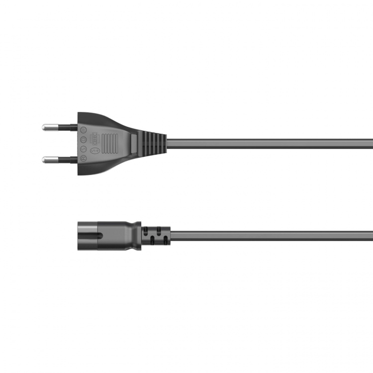 HAMA Euro Mains Lead for Play3/Play5 Black 5.0m