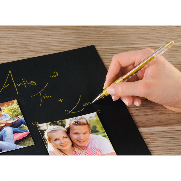 Hama Albumpenna Hybrid Gel 2 st. Guld/Silver