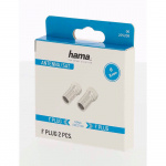 Hama F-Kontakt 8.0mm 2-pack