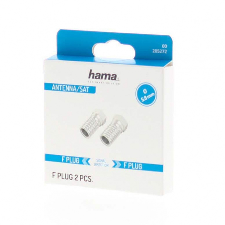 Hama F-Kontakt 5.8mm 2-pack