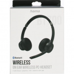 Hama Headset PC Office Stereo On-Ear BT700 Bluetooth Svart Hama Headset PC Office Stereo On-Ear BT700 Bluetooth Svart