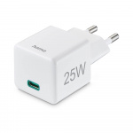 Hama Laddare 220V USB-C PD/Qualcomm 25W Vit