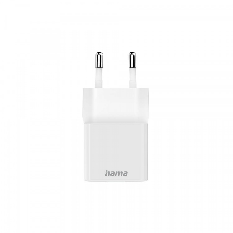 Hama Laddare 220V USB-C PD/Qualcomm 25W Vit