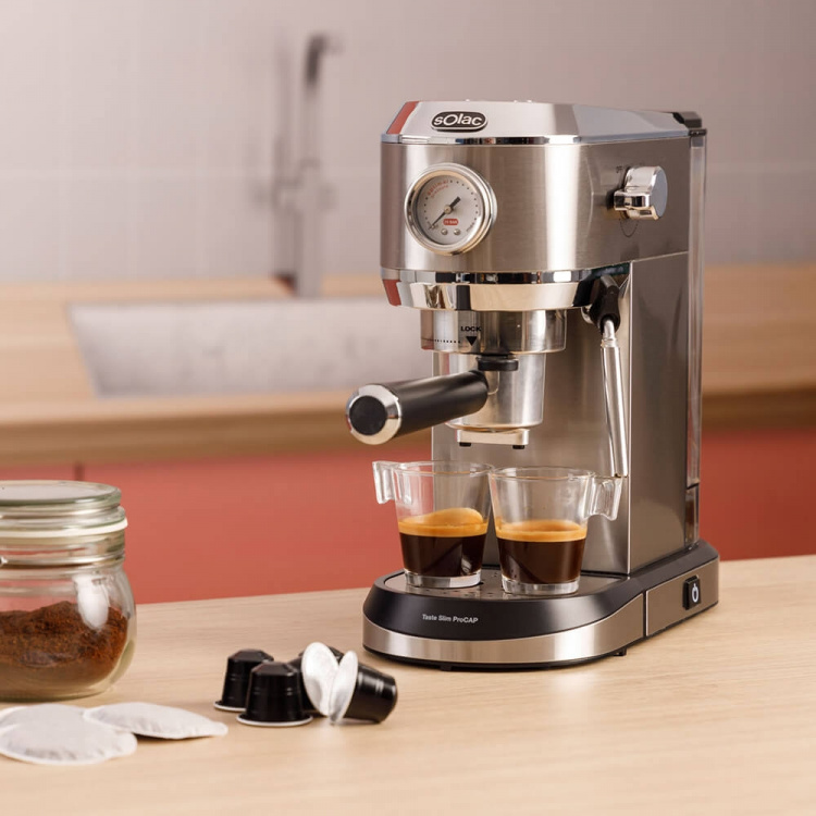SOLAC Espresso Maker Taste Slim Pro Cap SOLAC Espresso Maker Taste Slim Pro Cap