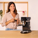 SOLAC Espressomaskin Taste Slim Svart