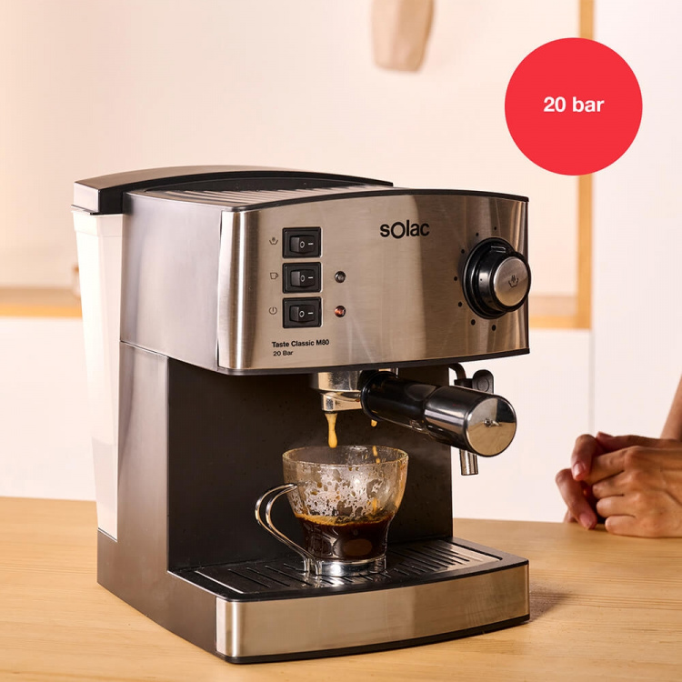 SOLAC Espressomaskin Taste Classic M80 Inox SOLAC Espressomaskin Taste Classic M80 Inox
