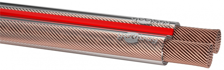 Goobay Högtalarkabel transparent CU 100 m spole, tvärsnitt 2 x 0,5 mm² Goobay Högtalarkabel transparent CU 100 m spole, tvärsnitt 2 x 0,5 mm²