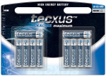 tecxus LR03/AAA (Micro) batteri, 10 st. blister alkaliskt manganbatteri, 1,5 V