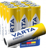 Varta LR6/AA (Mignon) (4106) batteri, 10 st. i box alkaliskt manganbatteri, 1,5 V Varta LR6/AA (Mignon) (4106) batteri, 10 st. i box alkaliskt manganbatteri, 1,5 V