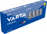 Varta LR6/AA (Mignon) (4106) batteri, 10 st. i box alkaliskt manganbatteri, 1,5 V Varta LR6/AA (Mignon) (4106) batteri, 10 st. i box alkaliskt manganbatteri, 1,5 V