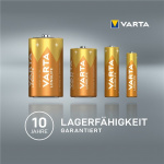 Varta LR03/AAA (Micro) (4103) batteri, 12 st. i box alkaliskt manganbatteri, 1,5 V