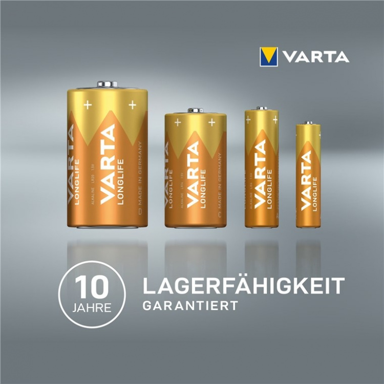Varta LR03/AAA (Micro) (4103) batteri, 12 st. i box alkaliskt manganbatteri, 1,5 V