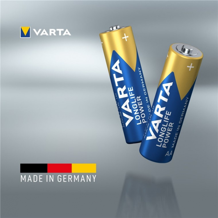 Varta LR6/AA (Mignon) (4906) batteri, 12 st. i box alkaliskt manganbatteri, 1,5 V Varta LR6/AA (Mignon) (4906) batteri, 12 st. i box alkaliskt manganbatteri, 1,5 V