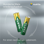 Varta AA (Mignon)/HR6 (56736) laddningsbart batteri - 800 mAh, 2 st. blister Nickel-metallhydrid batteri (NiMH), 1,2 V Varta AA (Mignon)/HR6 (56736) laddningsbart batteri - 800 mAh, 2 st. blister Nickel-metallhydrid batteri (NiMH), 1,2 V