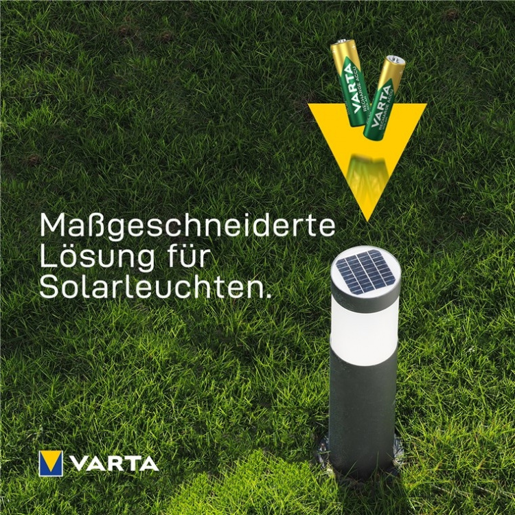 Varta AA (Mignon)/HR6 (56736) laddningsbart batteri - 800 mAh, 2 st. blister Nickel-metallhydrid batteri (NiMH), 1,2 V Varta AA (Mignon)/HR6 (56736) laddningsbart batteri - 800 mAh, 2 st. blister Nickel-metallhydrid batteri (NiMH), 1,2 V