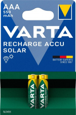 Varta AAA (Micro)/HR03 (56733) laddningsbart batteri - 550 mAh, 2 st. blister Nickel-metallhydrid batteri (NiMH), 1,2 V Varta AAA (Micro)/HR03 (56733) laddningsbart batteri - 550 mAh, 2 st. blister Nickel-metallhydrid batteri (NiMH), 1,2 V