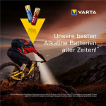 Varta LR6/AA (Mignon) (4906) batteri, 10 st. blister alkaliskt manganbatteri, 1,5 V