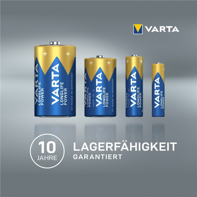 Varta 6LR61/6LP3146/9 V Block (4922) batteri, 1 st. oförpackad alkaliskt manganbatteri, 9 V Varta 6LR61/6LP3146/9 V Block (4922) batteri, 1 st. oförpackad alkaliskt manganbatteri, 9 V
