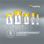 Varta LR6/AA (Mignon) (4106) batteri, 30 st. i blister alkaliskt manganbatteri, 1,5 V Varta LR6/AA (Mignon) (4106) batteri, 30 st. i blister alkaliskt manganbatteri, 1,5 V