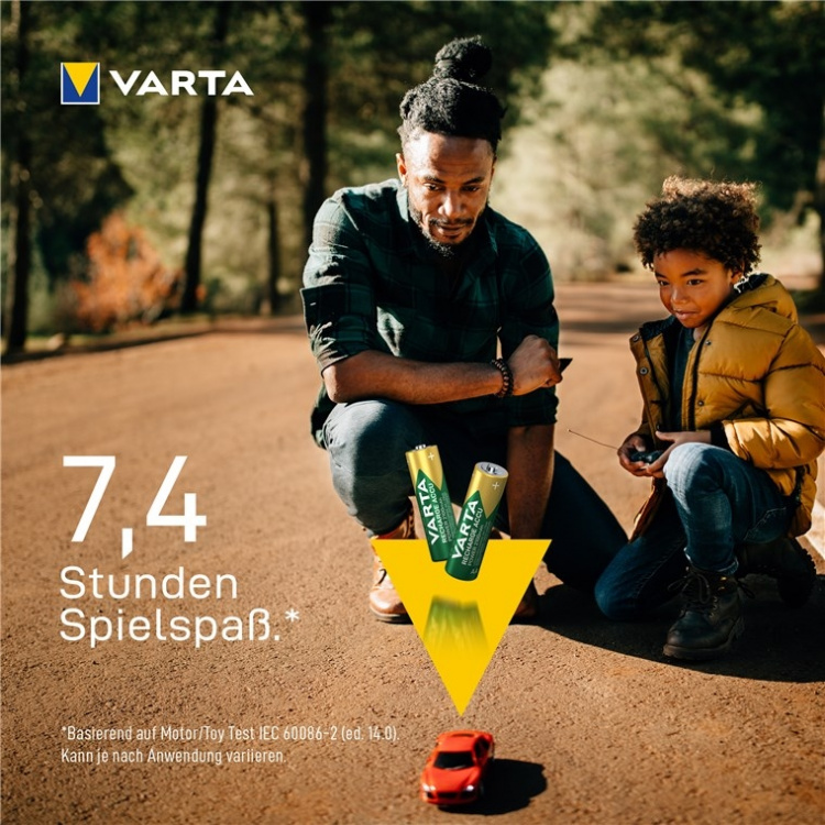 Varta AA (Mignon)/HR6 (56706) laddningsbart batteri - 2100 mAh, 2 st. blister Låg självurladdning NiMH-batteri (Ready-to-Use), 1,2 V Varta AA (Mignon)/HR6 (56706) laddningsbart batteri - 2100 mAh, 2 st. blister Låg självurladdning NiMH-batteri (Ready-to-Use), 1,2 V