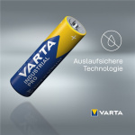 Varta LR6/AA (Mignon) (4006) batteri, 10 st. box alkaliskt manganbatteri, 1,5 V Varta LR6/AA (Mignon) (4006) batteri, 10 st. box alkaliskt manganbatteri, 1,5 V
