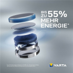 Varta CR2016 (6016) batteri, 5 st. i blister litium-knappcell, 3 V