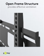 Goobay TV-väggfäste Pro FIXED (M) för TV-apparater från 32 till 55 tum (81-140 cm) (upp till 50 kg) Goobay TV-väggfäste Pro FIXED (M) för TV-apparater från 32 till 55 tum (81-140 cm) (upp till 50 kg)