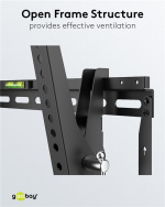Goobay TV-väggfäste Pro TILT (M) för TV-apparater från 32 till 55 tum (81-140 cm) till 70 kg Goobay TV-väggfäste Pro TILT (M) för TV-apparater från 32 till 55 tum (81-140 cm) till 70 kg