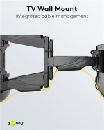 Goobay TV-väggfäste OLED FULLMOTION (L) speciellt för OLED-TV-apparater från 37 till 70 tum (94-178 cm), helt rörliga (vridbart och lutat) upp till 30 kg Goobay TV-väggfäste OLED FULLMOTION (L) speciellt för OLED-TV-apparater från 37 till 70 tum (94-178 cm), helt rörliga (vridbart och lutat) upp till 30 kg