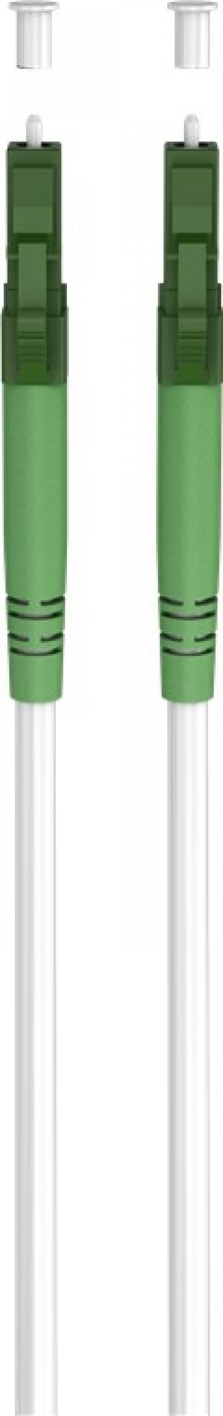 Goobay Fiberoptisk kabel (FTTH), Singlemode (OS2) White, vit (Simplex), 5 m plugg LC-APC (8°) > plugg LC-APC (8°), halogenfri kabelhölje (LSZH)