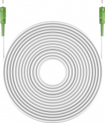 Goobay Fiberoptisk kabel (FTTH), Singlemode (OS2) White, vit (Simplex), 5 m plugg SC-APC (8°) > plugg SC-APC (8°), halogenfri kabelhölje (LSZH)