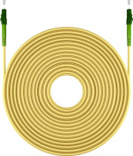 Goobay Fiberoptisk kabel (FTTH), Singlemode (OS2) Yellow, gul (Simplex), 0,5 m plugg LC-APC (8°) > plugg LC-APC (8°), halogenfri kabelhölje (LSZH)