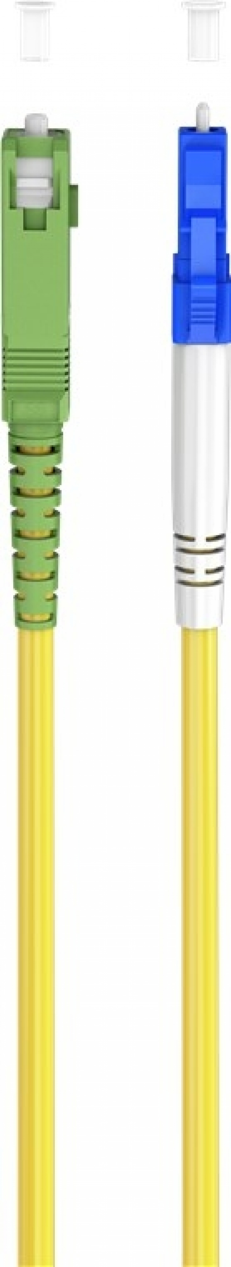 Goobay Fiberoptisk kabel (FTTH), Singlemode (OS2) Yellow, gul (Simplex), 20 m plugg SC-APC (8°) > LC plugg (UPC), halogenfri kabelhölje (LSZH) Goobay Fiberoptisk kabel (FTTH), Singlemode (OS2) Yellow, gul (Simplex), 20 m plugg SC-APC (8°) > LC plugg (UPC), halogenfri kabelhölje (LSZH)