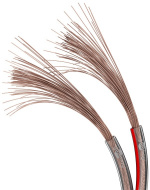 Goobay Högtalarkabel transparent CCA 50 m rulle, tvärsnitt 2 x 1,5 mm²