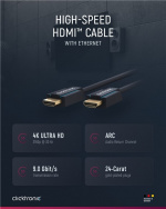 ClickTronic Höghastighets HDMI™-kabel Premiumkabel | 1x HDMI™-kontakt 1x HDMI™-kontakt | 12,5 m | UHD 4K @ 30 Hz