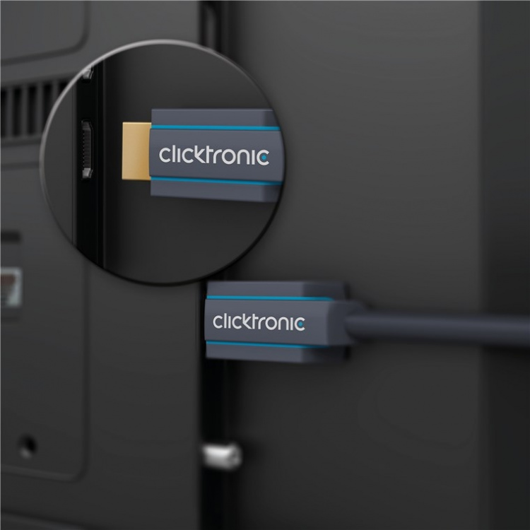 ClickTronic Höghastighets HDMI™-kabel Premiumkabel | 1x HDMI™-kontakt 1x HDMI™-kontakt | 20,0 m | UHD 4K @ 30 Hz