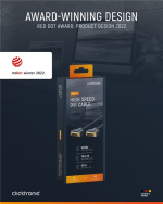 ClickTronic DVI-kabel Premiumkabel | 1x DVI-kontakt 1x DVI-kontakt | 2,0 m | WQXGA @ 60 Hz ClickTronic DVI-kabel Premiumkabel | 1x DVI-kontakt 1x DVI-kontakt | 2,0 m | WQXGA @ 60 Hz