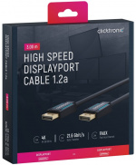 ClickTronic DisplayPort™-kabel Premiumkabel | 1x DisplayPort™-kontakt 1x DisplayPort™-kontakt | 3,0 m | UHD 4K @ 60 Hz ClickTronic DisplayPort™-kabel Premiumkabel | 1x DisplayPort™-kontakt 1x DisplayPort™-kontakt | 3,0 m | UHD 4K @ 60 Hz