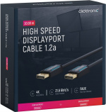ClickTronic DisplayPort™-kabel Premiumkabel | 1x DisplayPort™-kontakt 1x DisplayPort™-kontakt | 7,5 m | UHD 4K @ 60 Hz ClickTronic DisplayPort™-kabel Premiumkabel | 1x DisplayPort™-kontakt 1x DisplayPort™-kontakt | 7,5 m | UHD 4K @ 60 Hz