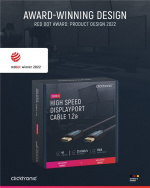 ClickTronic DisplayPort™-kabel Premiumkabel | 1x DisplayPort™-kontakt 1x DisplayPort™-kontakt | 10,0 m | UHD 4K @ 60 Hz