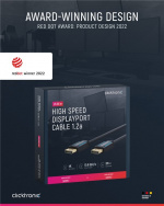 ClickTronic DisplayPort™-kabel Premiumkabel | 1x DisplayPort™-kontakt 1x DisplayPort™-kontakt | 15,0 m | UHD 4K @ 60 Hz