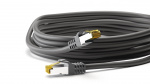 Goobay RJ45 patchkabel S/FTP (PiMF), 500 MHz, med CAT 7 råkabel, svart, 1 m LSZH halogenfri kabelhölje, koppar, RJ45-kontakt (CAT 6A) Goobay RJ45 patchkabel S/FTP (PiMF), 500 MHz, med CAT 7 råkabel, svart, 1 m LSZH halogenfri kabelhölje, koppar, RJ45-kontakt (CAT 6A)