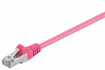 Goobay Patchkabel CAT 5e, SF/UTP, magenta, 1 m kopparklädd aluminiumtråd (CCA) Goobay Patchkabel CAT 5e, SF/UTP, magenta, 1 m kopparklädd aluminiumtråd (CCA)