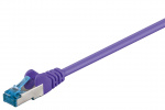 Goobay Patchkabel CAT 6A, S/FTP (PiMF), violett, 0,5 m opparledare (CU), halogenfri kabelhölje (LSZH) Goobay Patchkabel CAT 6A, S/FTP (PiMF), violett, 0,5 m opparledare (CU), halogenfri kabelhölje (LSZH)