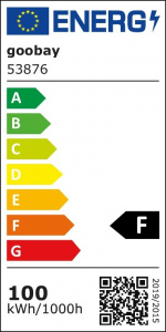 Goobay LED-strålkastare för utomhusbruk, 100 W med 8500 lm, neutralt vitt ljus (4000 K) och M16 kabelgenomföring, lämplig för utomhusbruk (IP65)